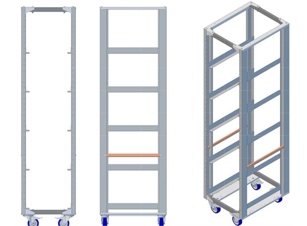 Storage cart height 203 Without Crates