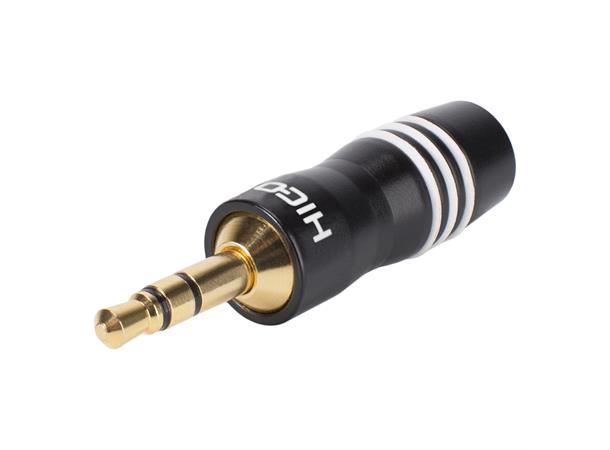 HICON HI-J35S03 3.5mm MiniJack han Stereo. Maks Ø 6.6mm