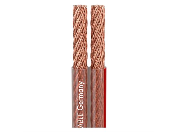 SC-TWINCORD Speaker. 2x6,0 mm² Til studio og TV-produksjon