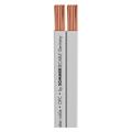 TRIBUN Speaker cable 2x2,50mm² hvit Flat og pen kabel.