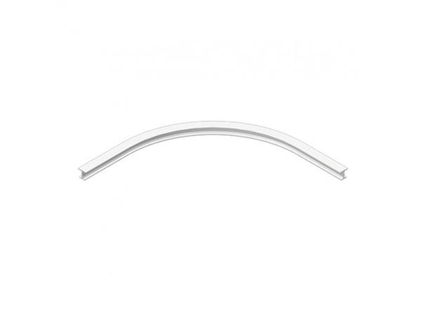 TRUMPF track Curved with splice, predrilled, r30 ecru 