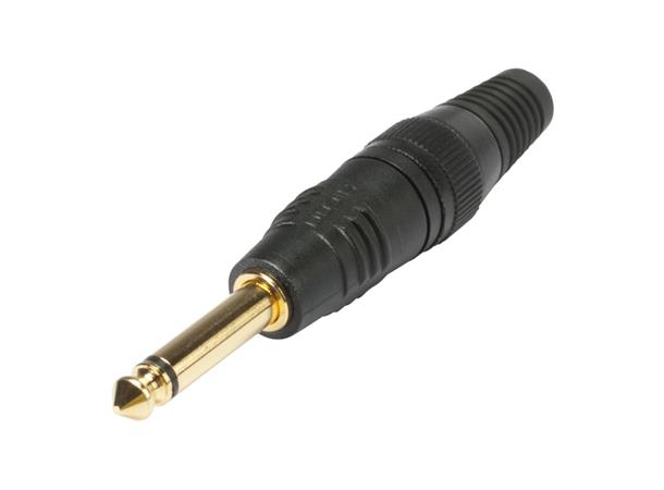 HICON JacknPlug 6,3mm  Goldpin HICON jack (6,3mm)  2-pole 