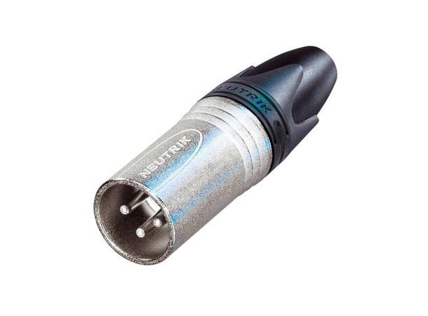 Neutrik NC3MXX-HA XLR plugg 3P Han Nikkel B-crimp