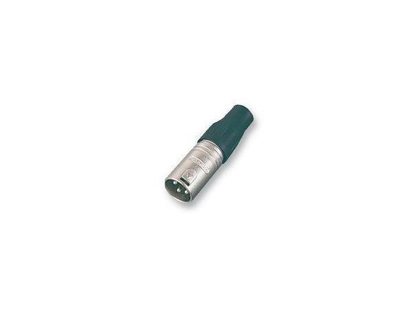 Neutrik NC3MXY XLR plugg 3P Han Nikkel loddefri