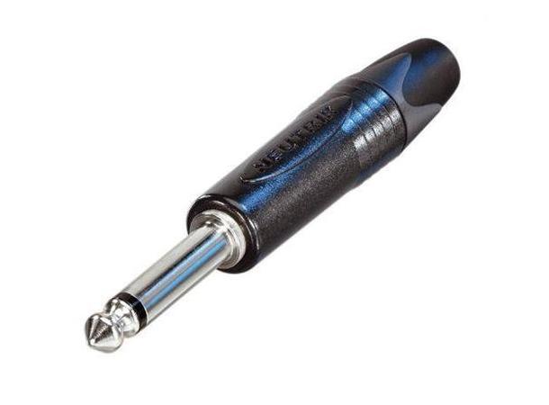 Neutrik NP2X-BAG Jack plugg 2P Han sort