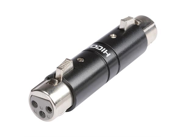HICON HI-X3X3-FF XLR Hun-Hun adapter Sort hun - hun