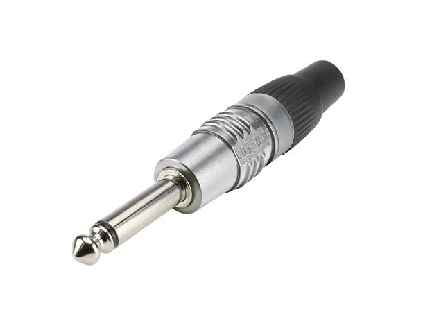 HICON Jack 6,3mm nickel HICON jack (6,3mm)  2-pole 