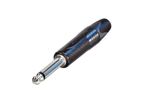 Neutrik NP2X-BAG-D Jack plugg 2P Han sort bulk 100stk