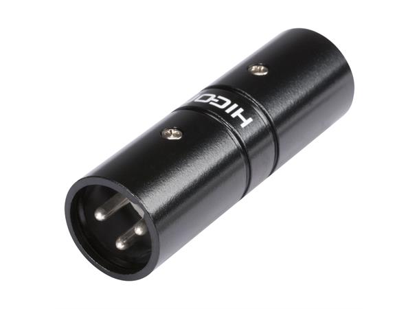 HICON HI-X3X3-MM XLR Han-Han adapter Sort han - han