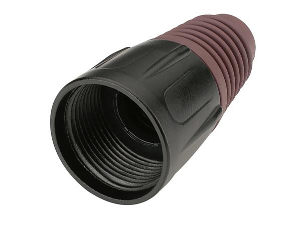 HICON HI-XCAP1 metall ende for XLR For HICON XLR. Brun cap 