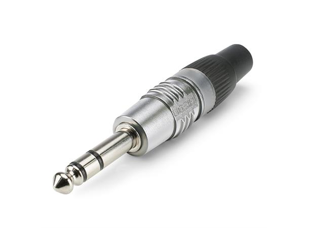 HICON Jack 6,3mm nickel HICON jack (6,3mm)  3-pole