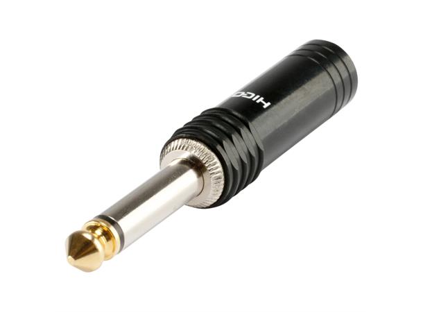 HICON JacknPlug  Massivpin HICON jack (6,3mm)  2-pole