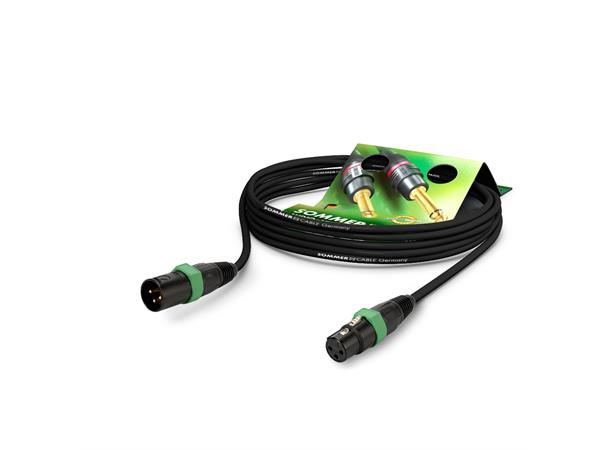 SC-Square 4-Core MKII Highflex Grønn XLR/XLR gold-plated NEUTRIK.