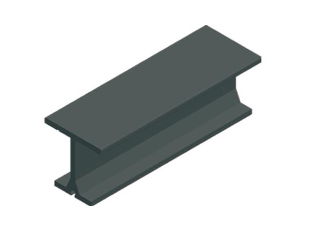 TRUMPF track straight 600 black 