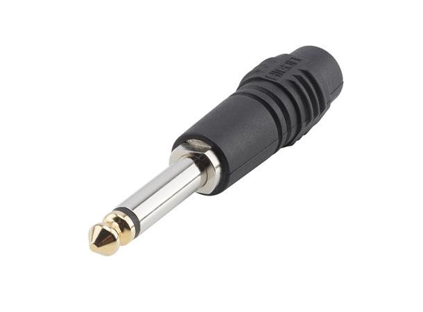 HICON Tricone Jack 6,3mm solder freee HICON jack (6,3mm)  2-pole