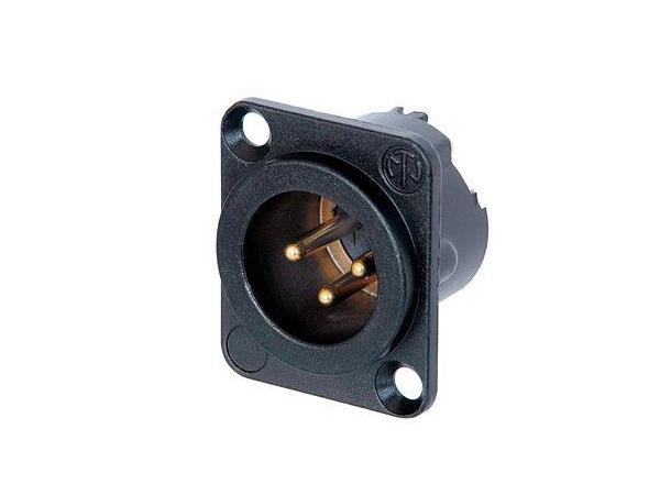 Neutrik NC3MD-LX XLR chassis 3P Han Nikkel 