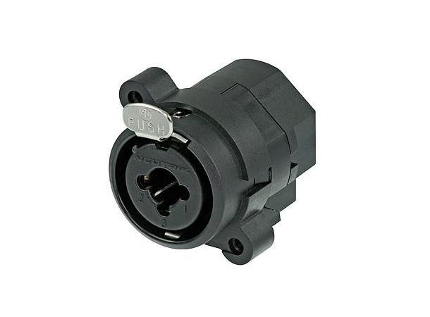 Neutrik NCJ6FIS XLR chassis 3P Hun combo XLR/jack 