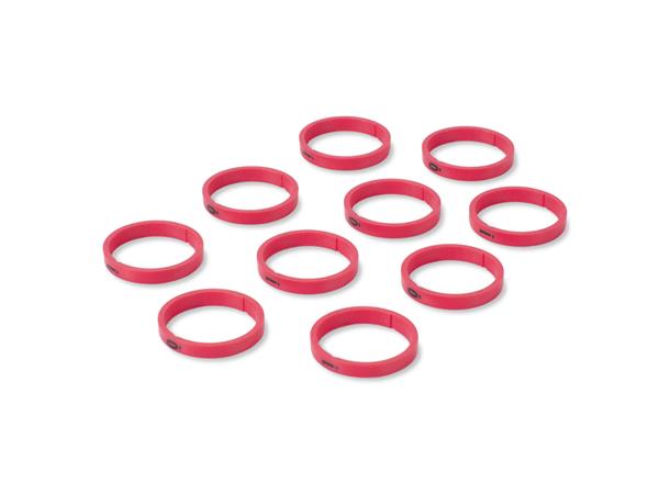 HICON HI-XC-05-RT Nr.ring for XLR 5 stk. "0" og 5 stk. "1". For HICON XLR 