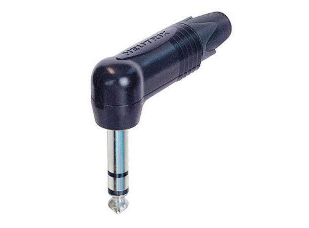 Neutrik NP3RX-BAG Jack plugg Han 3P Vinkel Sort