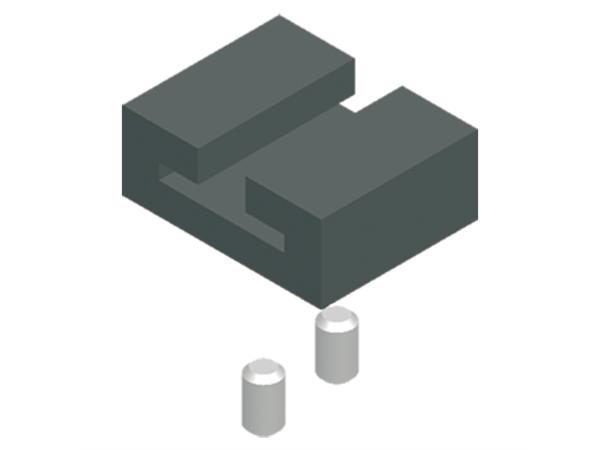 TRUMPF 95/STUDIO Heavy Duty End Stop black 