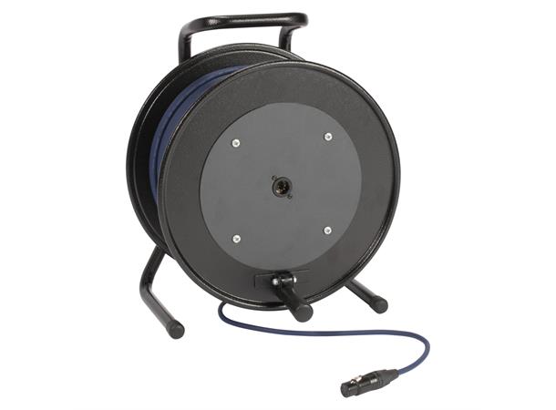 AES/EBU Binary 234, sort, 50,00m XLR 5-pole Binary 234 AES/EBU MKII