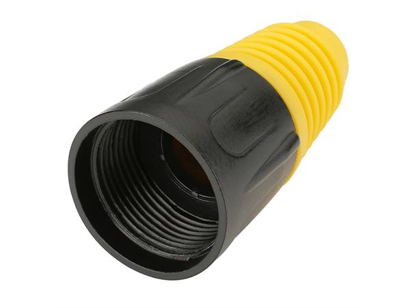 HICON HI-XCAP4 metall ende for XLR For HICON XLR. Gul cap