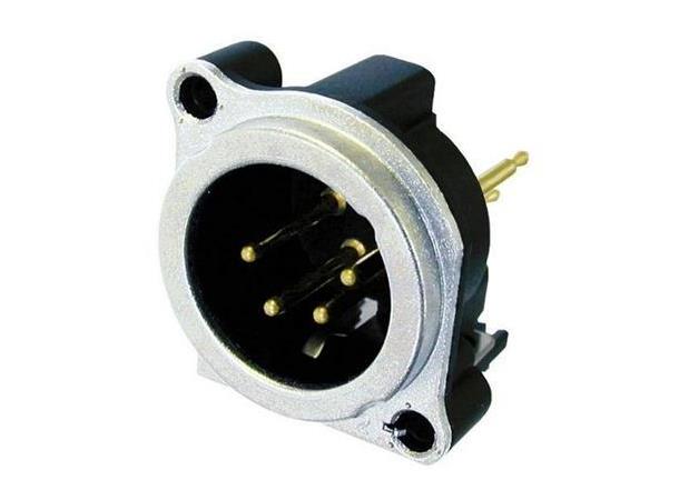 Neutrik NC4MBV XLR chassis 4P Han Panel PCB 