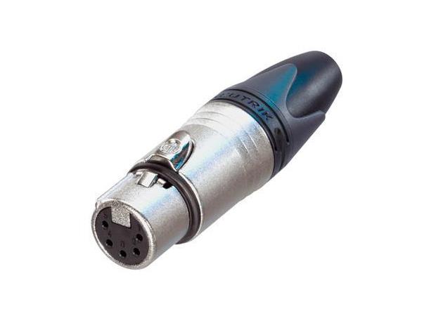 Neutrik NC5FXX XLR plugg 5P Hun Nikkel