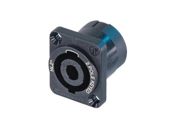 Neutrik NL2MP Speakon chassis 2P Hun D-type 