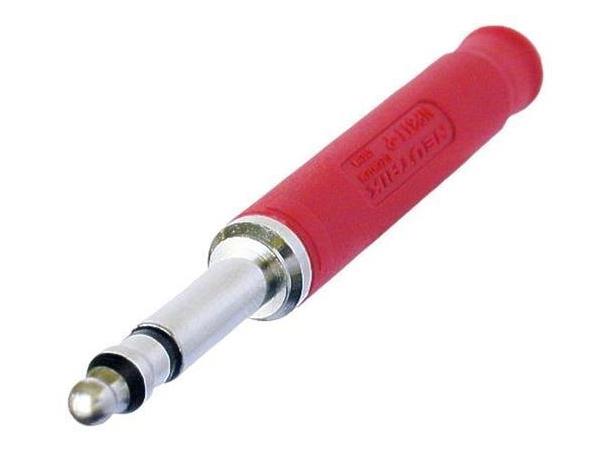 Neutrik NP3TT-P-R Bantam plugg Rød