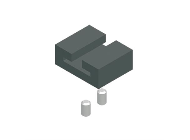 TRUMPF 95/STUDIO Heavy Duty End Stop silver 