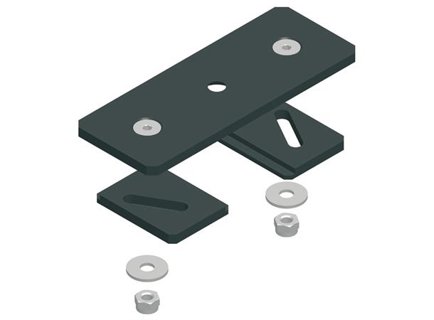 ACE/TRUMPF Ceiling mounting plate, black 