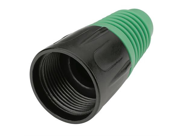 HICON HI-XCAP5 metall ende for XLR For HICON XLR. Grønn cap