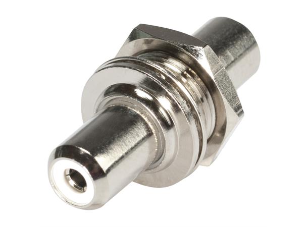 Installation socket Patchversion HICON RCA, 2-pole , metal 