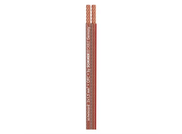 SC-TWINCORD Speaker. 2x1,5 mm² Til studio og TV-produksjon