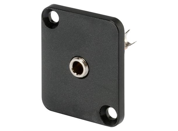 HICON HI-J35SEFD 3.5mm MiniJack hun Stereo. D-panel, loddetilkobling 