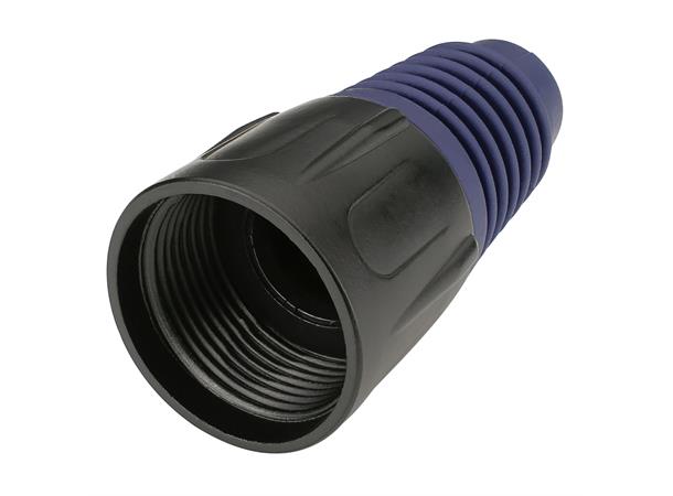HICON HI-XCAP6 metall ende for XLR For HICON XLR. Blå cap
