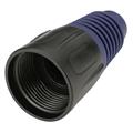 HICON HI-XCAP6 metall ende for XLR For HICON XLR. Blå cap