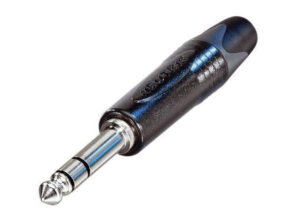 Neutrik NP3X-BAG Jack plugg 3P Han Sort 
