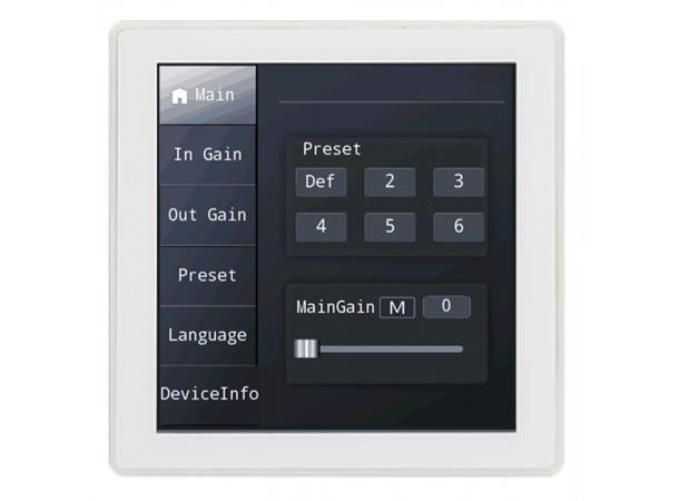 Wall control panel Touch-Wallplate Controller