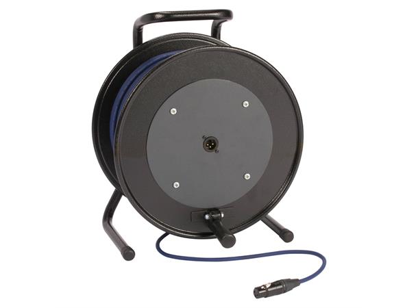 AES/EBU Binary 234, blå, 50,00m XLR 3-pole Binary 234 AES/EBU MKII 