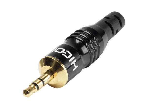 HICON HI-J35S02 3.5mm MiniJack han Stereo. Maks Ø 8.4mm
