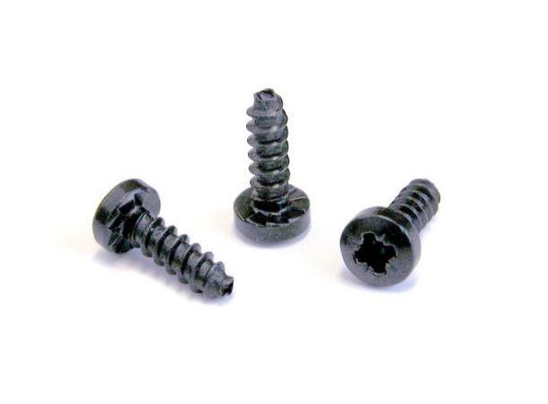 Neutrik Black self tapping screw 8 mm panhead A AA and Combo 