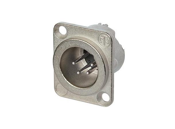Neutrik NC4MD-LX XLR chassis 4P Han Nikkel