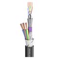 SC-MONOCAT 110C CAT.7 + 3x2,5 sort,PVC CAT og strøm hybrid
