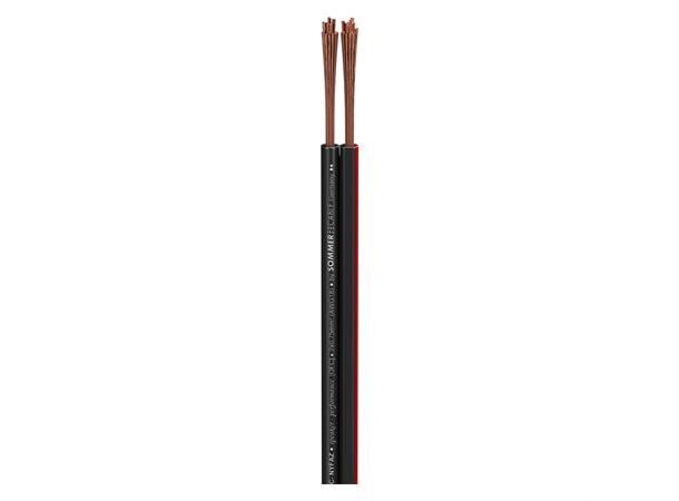 SC-NYFAZ Speakerkabel 2x0,75 qmm,sort Fin til installasjon.