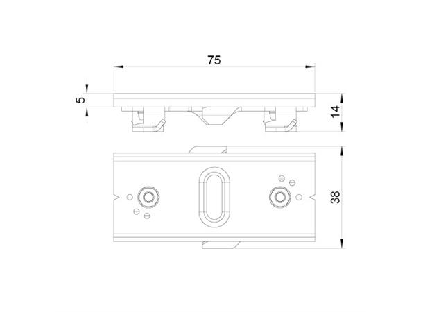 TRUMPF 95 G-TWIST II Central mounting, silver
