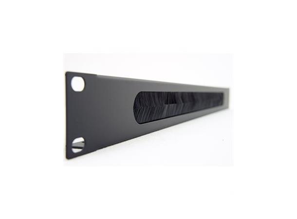 Penn 1U Steel Rack Panel with Brushes Blindpaneler og fronter