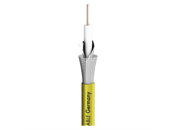 SC-SLIMLINE (RCB), 0.6/2.8, gul, FRNC HD-SDI-videokabel.