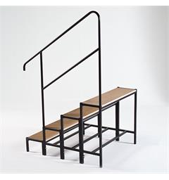 Step for staircase height 200 mm 1.Step, raise 20 cm Black glazed